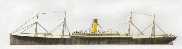 «Hanoverian»
(«Гэновериан»)
лайнер (Великобритания)
