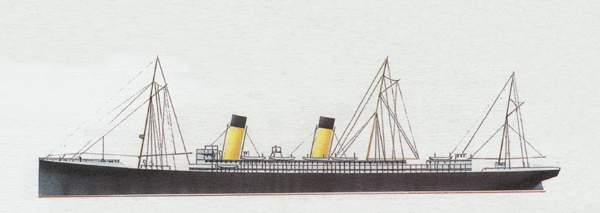 «Teutonic»
(«Тевтоник»)
лайнер (Великобритания)
