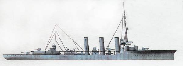 «Bremse»
(«Бремзе»)
крейсер/минный заградитель (Германия)
