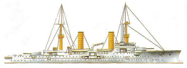 «Fürst Bismark»
<br/>(«Князь Бисмарк»)
<br/><br/>крейсер (Германия)
