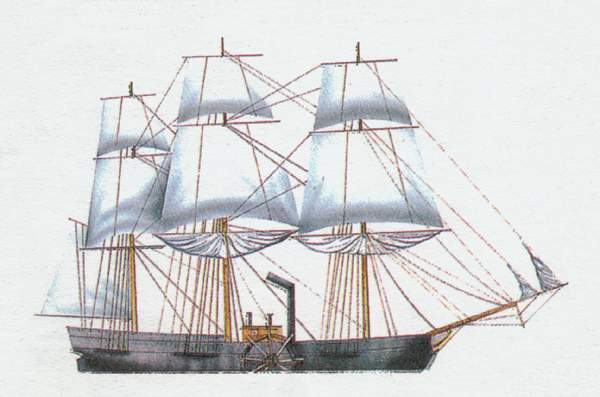 «Savannah»
(«Саванна»)
пароход (США)
